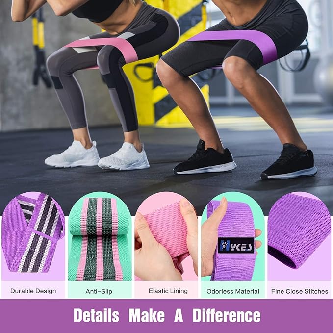 Anti Slip Fabric Resistance Booty Bands