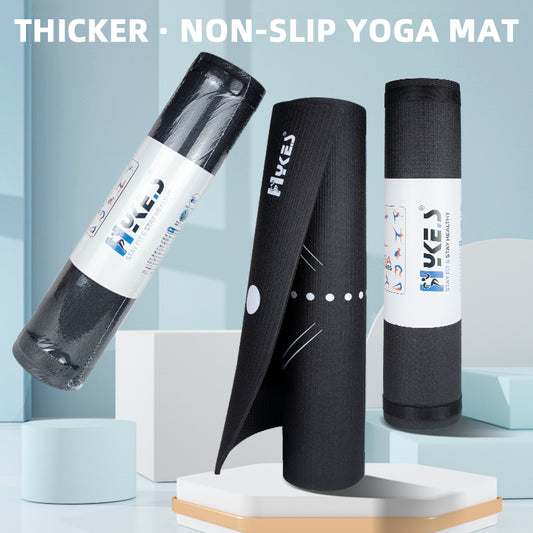PVC Reversible Yoga Mat with Body Alignment