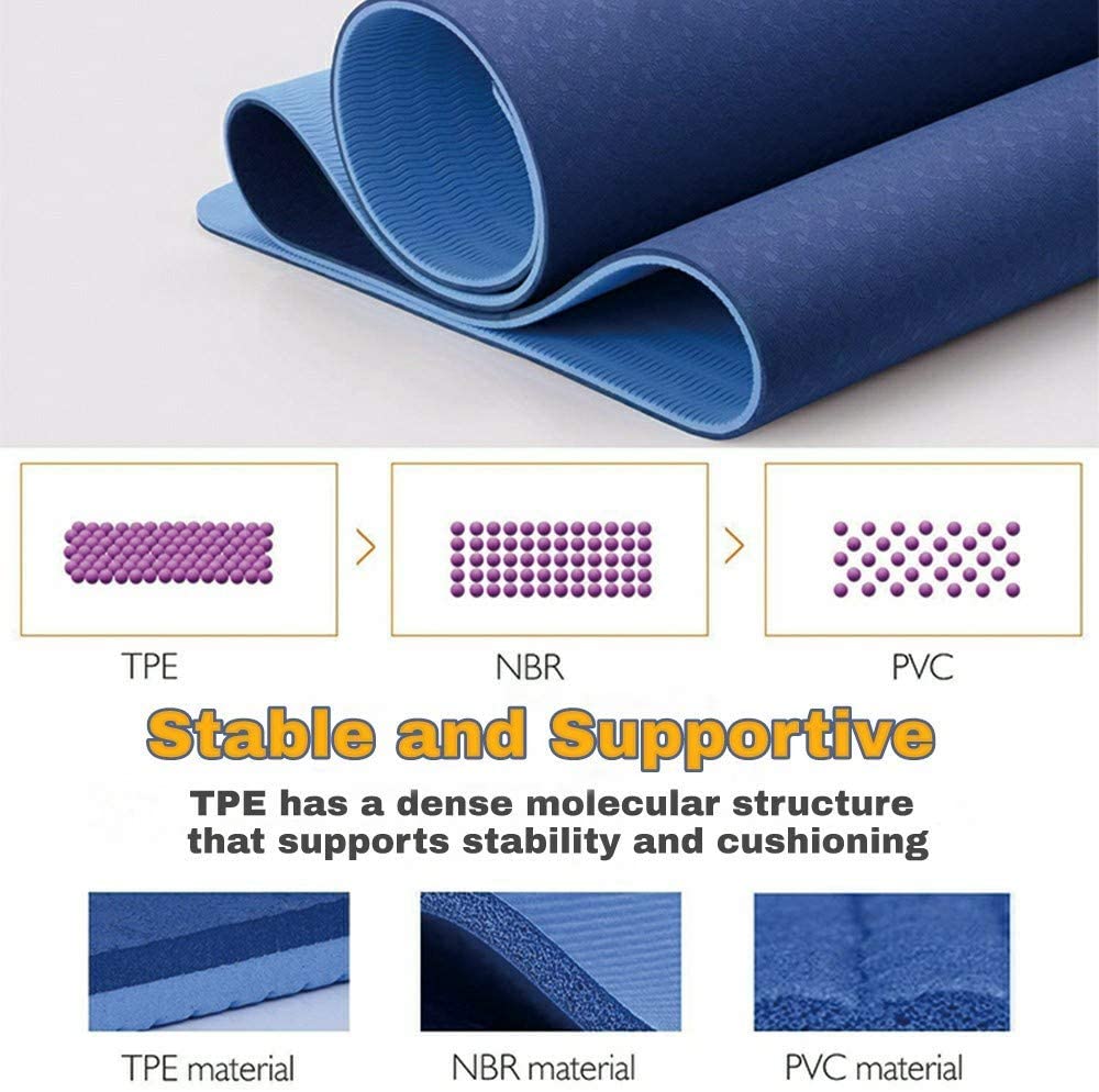 Yoga mat nbr vs pvc new arrivals