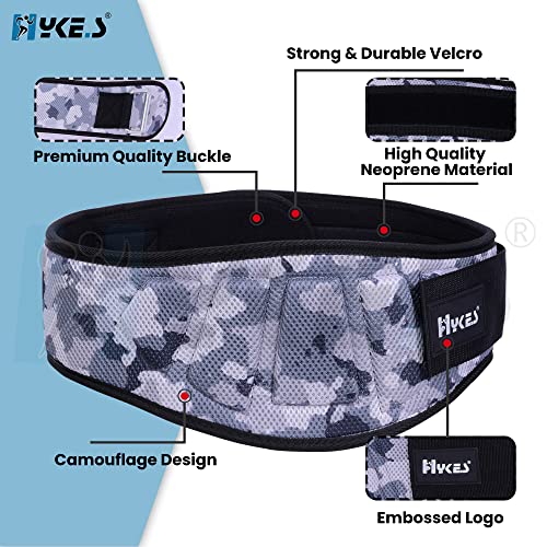 Weightlifting Belt Padded Neoprene Lumbar Back Support for Powerlifting Bodybuilding Deadlifts Squats core Strength Training Gym Fitness - Men and Women