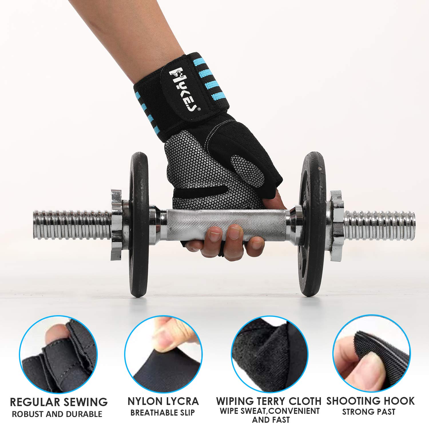 Best Gym Gloves for Men & Women with Wrist Support | Hykes